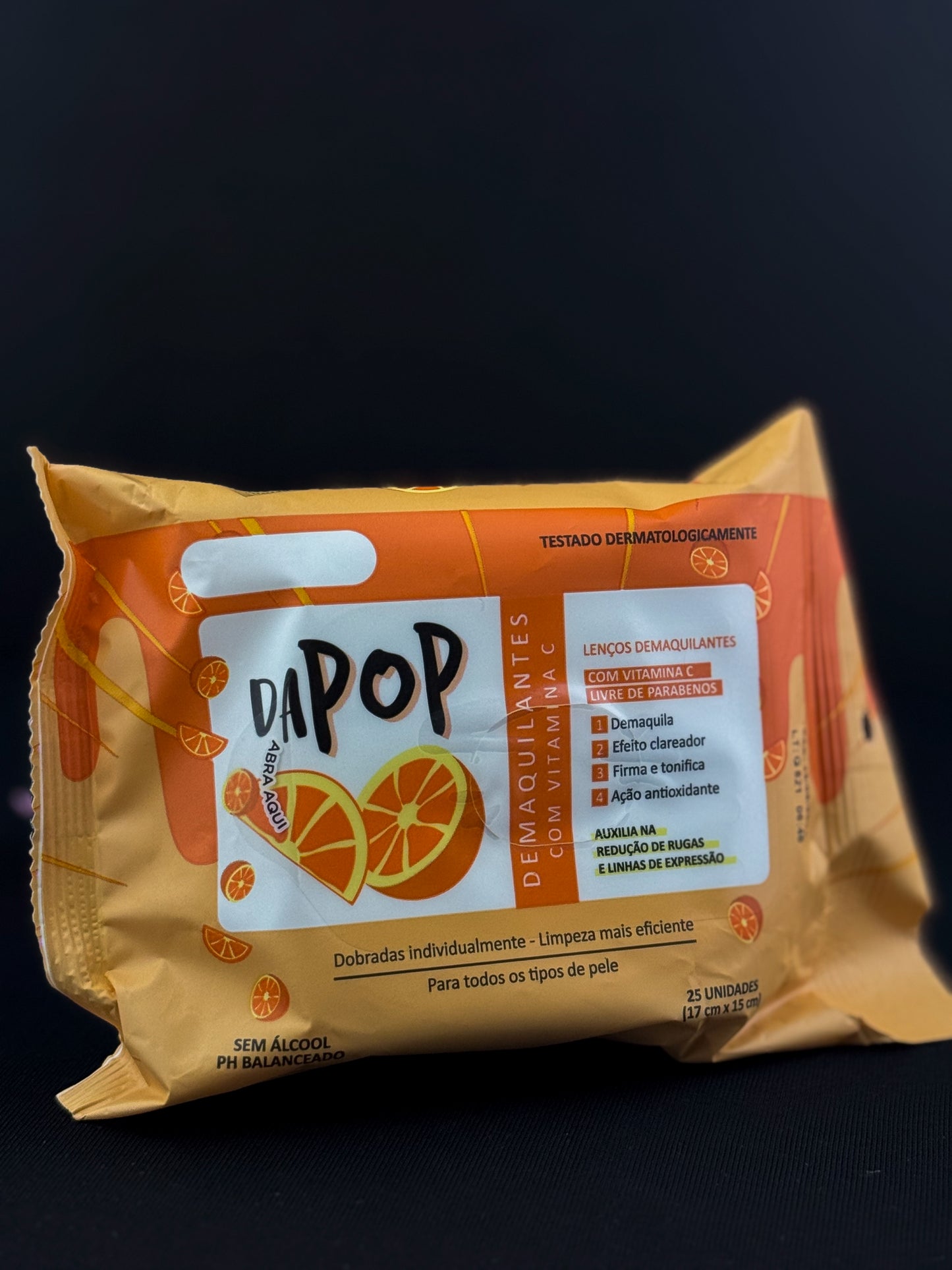 LENÇO DEMAQUILANTE - VITAMINA C
